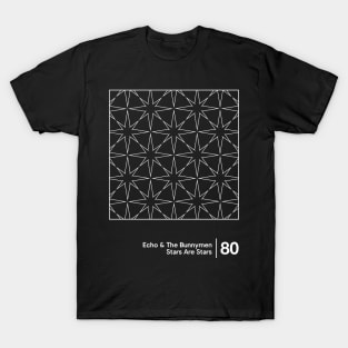 Echo & The Bunnymen - Minimalist Style Graphic Artwork T-Shirt